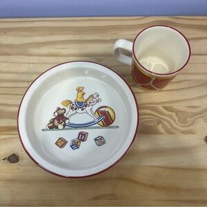 Tiffany Toys Tiffany & Co. Children's Porcelain Bowl and Mug